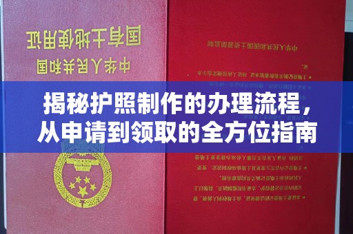 泾阳揭秘护照制作的办理流程，从申请到领取的全方位指南