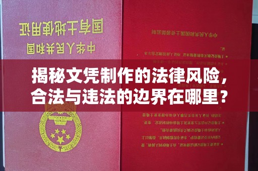 泾阳揭秘文凭制作的法律风险，合法与违法的边界在哪里？