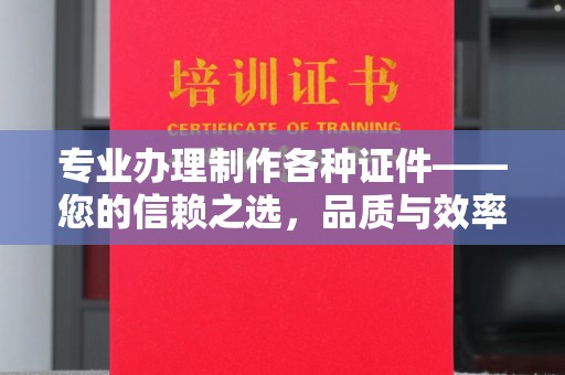 泾阳专业办理制作各种证件——您的信赖之选，品质与效率的完美结合