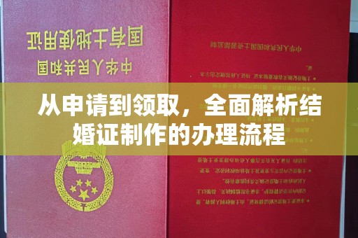 泾阳从申请到领取，全面解析结婚证制作的办理流程