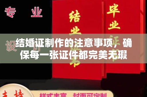 泾阳结婚证制作的注意事项，确保每一张证件都完美无瑕
