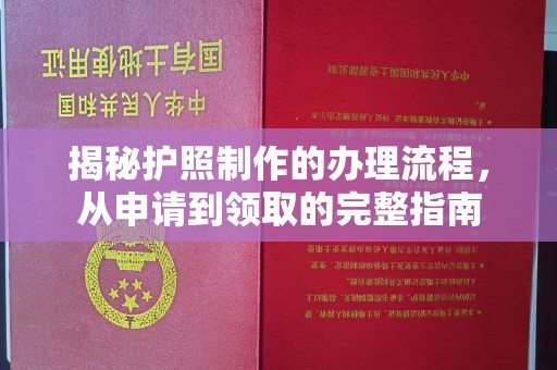 泾阳揭秘护照制作的办理流程，从申请到领取的完整指南