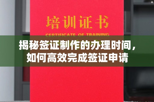 泾阳揭秘签证制作的办理时间，如何高效完成签证申请