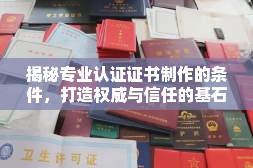 泾阳揭秘专业认证证书制作的条件，打造权威与信任的基石